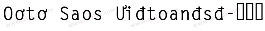 Noto Sans Vietnamese字体转换